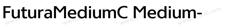 FuturaMediumC Medium字体转换
